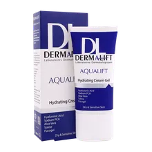 کرم ژل آبرسان آکوالیفت درمالیفت پوست خشک | AQUALIFT Hydrating Cream Gel - DERMALIFT