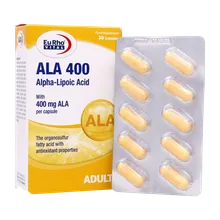 کپسول آ ال آ 400 آلفا لیپوئیک اسید یوروویتال | ALA 400 Alpha Lipoic Acid - EuRho VITAL