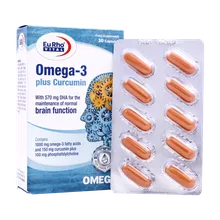 کپسول امگا 3 پلاس کورکومین یوروویتال | Eurho Vital Omega 3 Plus Curcumin 30 Caps