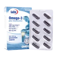 کپسول امگا 3 پلاس گلوکوزامین یوروویتال | Eurho Vital Omega 3 Plus Glucosamin 30 Caps
