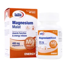 قرص منیزیم مالات یوروویتال |  Eurho Vital Magnesium Malate 60 Tablets