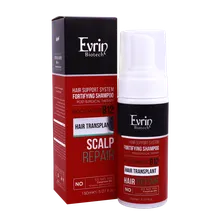 شامپو فوم موهای کاشته شده کف سر حساس اورین | Evrin Fortifying Shampoo For Sensitive Scalp 150ml