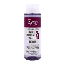 میسلار واتر ضد چروک 2 در 1 بایولیفت اورین | Evrin Biolift 2 In 1 Toner And Micellar Water 250ml