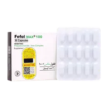 کپسول ففول مکس 100 اینترافارم | Intrapharm Fefol Max 100 30 Capsules