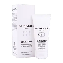 کرم شب روشن کننده صورت کلر اکتیو ژیل بوته | Clairactiv Brightening Night Cream - Gil Beaute