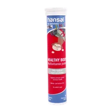 قرص جوشان مولتی ویتامین جونیور هانسال | Hansal Multivitamin Junior Effervescent Tablet
