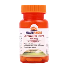کپسول کروم اکسترا 400 میکروگرمی هلث اند مور | Health & More Chromium Extra Capsule 400 mcg