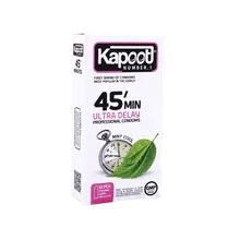 کاندوم تاخیری 45 Minutes کاپوت 12 عددی | 45' Min Ultra Delay 12 Pcs Condoms - Kapoot