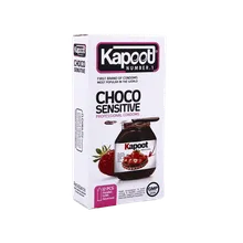کاندوم ضد حساسیت نوتلا کاپوت 12 عددی | Choco Sensitive 12 Pcs Condoms - Kapoot