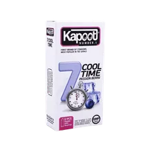 کاندوم 7 Cool Time کاپوت 12 عددی | 7 Cool time Passion Berry 12 Pcs Condoms - Kapoot