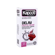 کاندوم تاخیری Delay Fruity Cream کاپوت 12 عددی | Delay Fruity Cream 12 Pcs Condom - Kapoot