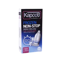 کاندوم Non Stop Max Delay کاپوت 10 عددی | Frozen Non-Stop Max Delay 10 Pcs - Kapoot