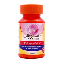 کپسول کلاژن و ویتامین سی مگنوم ویتامینز | Magnum Vitamins Collagen And Vitamin C 30 Capsules