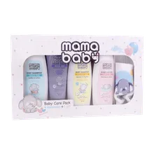 پک سیسمونی و مراقبت از نوزاد ماما بیبی به همراه پیشبند طرحدار | Baby Care Pack & Gift - Mama Baby