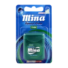 نخ دندان نازک مینا نعنایی | Mina Mint Dental Floss 50 m