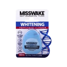 نخ دندان خیلی نازک سفید کننده میسویک 50 متری | Misswake Whitening Sensitive Super Floss 