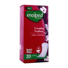 پد روزانه مولپد نازک مدل طراوت روزانه | Everyday Freshness Thin Pantyliner - Molped