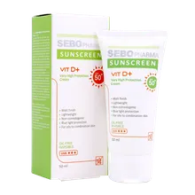 کرم ضد آفتاب فاقد چربی بی رنگ SPF50 سبوفارما | My Sebo Pharma Oil Free invisible Cream