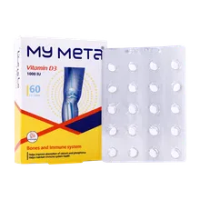 قرص ویتامین D3 1000 مای متا | My Meta Vitamin D3 1000 iu 60 Tablets