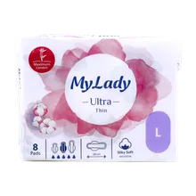 نوار بهداشتی اولترا خیلی نازک سایز بزرگ مای لیدی | My Lady ultra thin large size 8 pcs