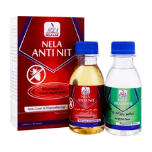 شامپو و روغن ضد شپش نلا | Nela Anti Nit Shampoo+Insect Repellent Oil