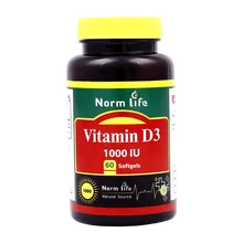 کپسول ویتامین D3 1000 نورم لایف | Norm Life Vitamin D3 1000 IU