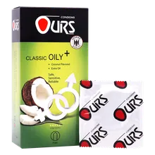 کاندوم کلاسیک اورز مدل +OILY بسته 12 عددی | Classic Oily Plus 12 Pcs Condom - Ours