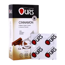 کاندوم خاردار دارچین اورز 12 عددی | OURS  Cinnamon Condoms 12 Pcs 