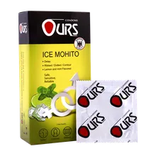 کاندوم خاردار آیس موهیتو اورز 12 عددی | Ours Ice Mohito Lemon Condom 12PCS