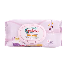 دستمال مرطوب نرم کننده کودک پنبه ریز 60 عددی | Moisturizing Baby wipes - Panberes