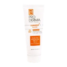 ضد آفتاب مرطوب کننده SPF60 سان وست پرودرما | Sunvest Moisturizing Sunscreen Cream SPF 60 - Pro Derma