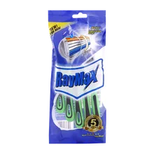خودتراش 3 لبه آقایان متحرک ری مکس 5 عددی | 3 Blade Disposable Razor - RAYMAX