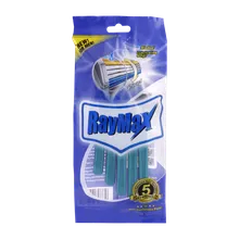 ژیلت 3 لبه آقایان با سری ثابت ری مکس 5 عددی | 3 Blade Razor - RAYMAX