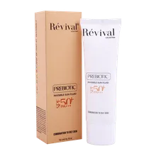 فلوئید ضد آفتاب بی رنگ پوست چرب SPF50 رویوال | UVB UVA High Protection Invisible Sun Fluid - Revival