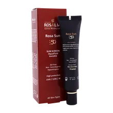 ضد آفتاب بی رنگ SPF50 رزا سان رزالیا | Rosalia Rosa Sun Invisible Sunscreen Aqua Fluid