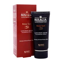 ضد آفتاب رنگی پوست چرب رزا سان رزالیا | Rosalia Rosa Sun Tinted Sunscreen Cream For Greasy & Acne Prone Skin 40ml 
