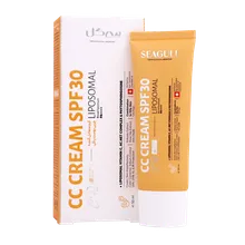 کرم رنگی متعادل کننده چربی SPF30 سی گل | Acn Pro Vitamin C CC Cream Skin SPF 30 - Seagull