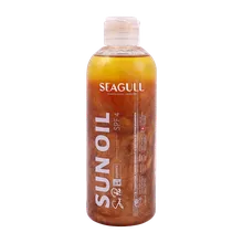 روغن برنزه کننده و ویتامینه اکلیلی SPF4 سی گل | Shimmer Sun Oil - Seagull