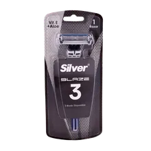 خودتراش 3 لبه بلیز 3 سیلور | Blaze3 Triple Blade Razor - Silver