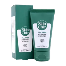 ژل کرم آبرسان پوست چرب درخت چای اسکین شیک | Skin Chic Tea Tree In Control Hydrator