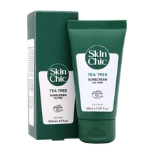 ضد آفتاب پوست چرب SPF50 اسکین شیک | Skin Chic SPF50 Tea Tree Sunscreen Cream