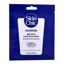 ماسک ورقه ای جلبک دریایی اسکین شیک | Skin Chic Sea Weed And Sea Salt Facial Sheet Mask