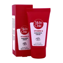 ضد آفتاب ویتامین ای SPF50 اسکین شیک | Skin Chic Vitamin E Sunscreen Cream SPF50