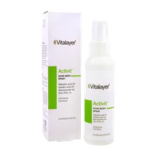 اسپری ضد جوش و لایه بردار ویتالیر پوست چرب | Activit Acne Body Spray - Vitalayer