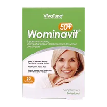 کپسول ومیناویت بالای 50 سال ویواتیون | Viva Tune Wominavit 50+ 30 Softgels