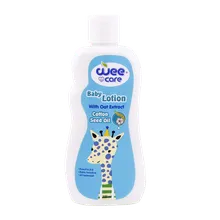 لوسیون کودک پنبه دانه و عصاره جو وی کر | Wee Care Baby Lotion with Oat Extract 200ml