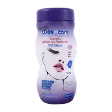 دستمال مرطوب وی کر پاک کننده سریع آرایش 70 عددی | Wee Care Express Makeup Remover Wet Wipes 70 Pcs