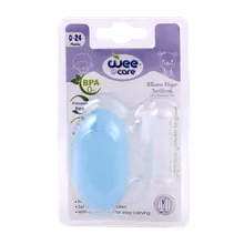 مسواک انگشتی وی کر سیلیکونی تا 24 ماهگی کد S601 | Wee care Silicone Finger Toothbrush code S601