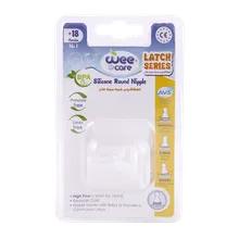 سر شیشه وی کر از 18 ماهگی کد N519 | Wee care silicone round nipple +18 months - code N519