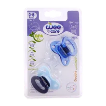 پستانک ارتودنسی دوقلوی وی کر از بدو تولد کد P131 | Wee Care Orthodontic Pacifier Double 0-6 months code p131